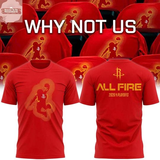 Houston Rockets 2026 Playoffs Game 6 All Fire  T-Shirt