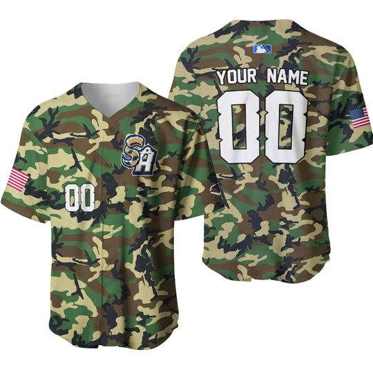 San Antonio Missions Camouflage Limited Edition Baseball Jersey