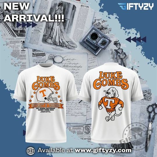Lukee Comb x Tennessee Volunteers My Kinda Saturday Night Tour Shirt