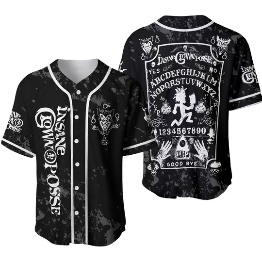 INSANE CLOWN POSSE BAND, 3D BASEBALL JERSEY, AOP