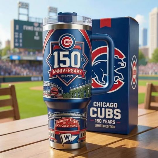 2026 Chicago Cubs 150th Anniversary Tumbler