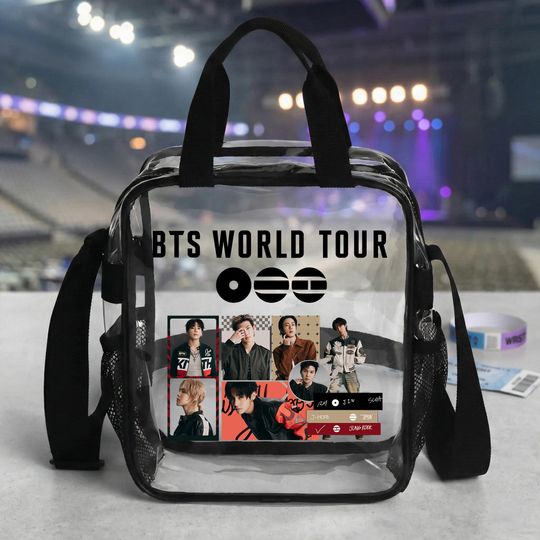 BTS Kpop Boy Band Clear Bag, Gift For Fan, K-Pop BTS Gift