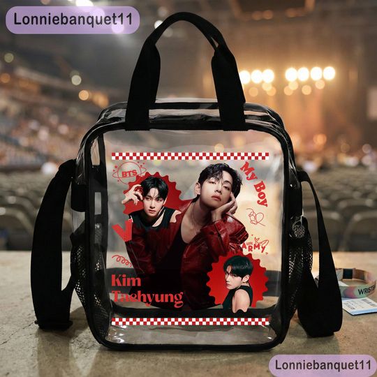 BTS Kpop Boy Band Clear Bag, Gift For Fan, K-Pop BTS Gift