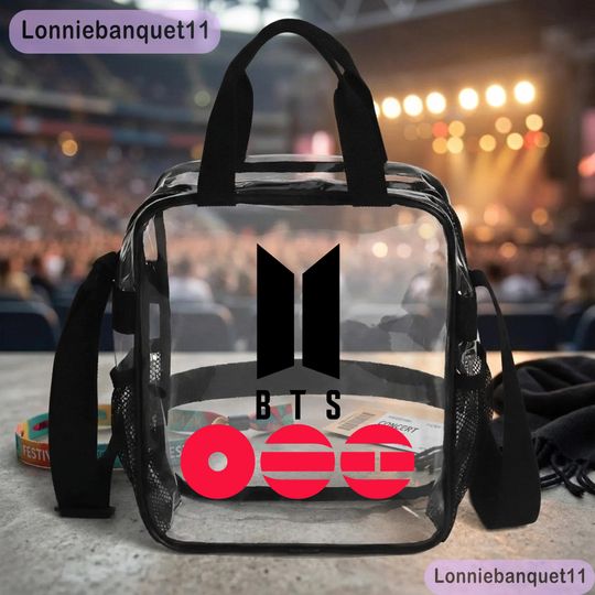 BTS Kpop Boy Band Clear Bag, Gift For Fan, K-Pop BTS Gift