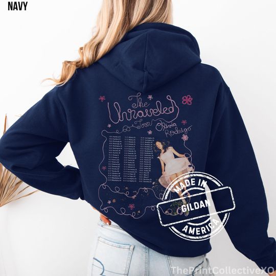Olivia Rodrigo Hoodie OR3 Tour 2026 Double Sided Hoodie with Front and Back Print