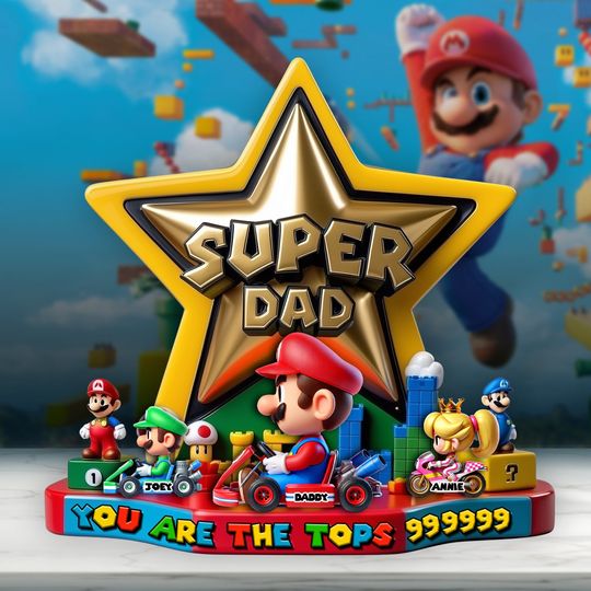 Super Speed Dad Acrylic Plaque - Personalized Gifts For Father