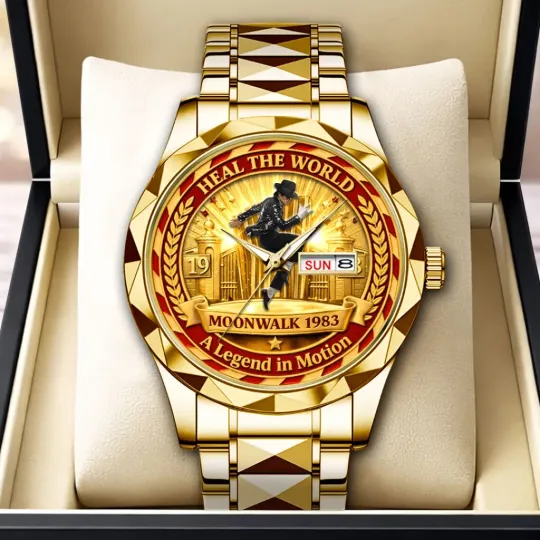 Michael Alloy Stainless Steel Quartz Watch