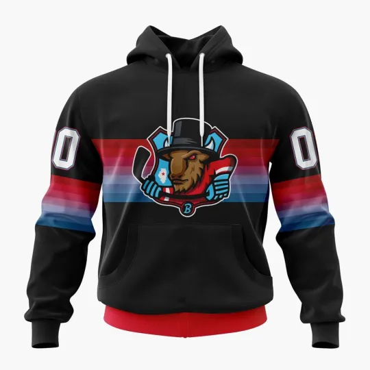 Personalized Bloomington Bison Special Gradient Design Hoodie