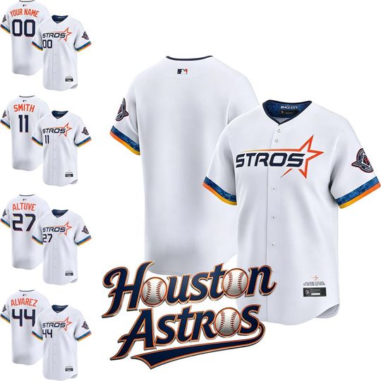 Custom Houston Astros Baseball Jersey, Personalized Name Number Fan Shirt