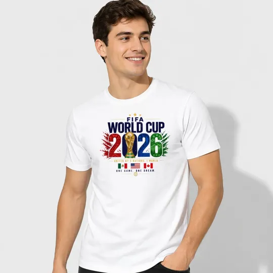 Discover Fifa World Cup 2026 Soccer Graphic T-Shirt
