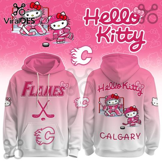 Calgary Flames x Hello Kitty Hoodie And Joggers