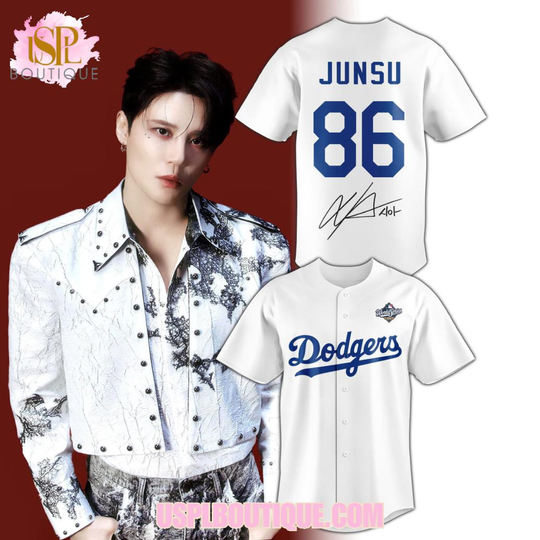 Los Angeles Dodgers x “Junsu” 2026 White Jersey