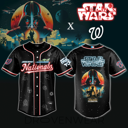 Washington Nationals x Darth Vader Star Wars Jersey Limited Edition