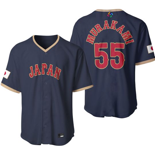 Men's Japen Munetaka Murakami Navy 2026 World Baseball Classic Jersey