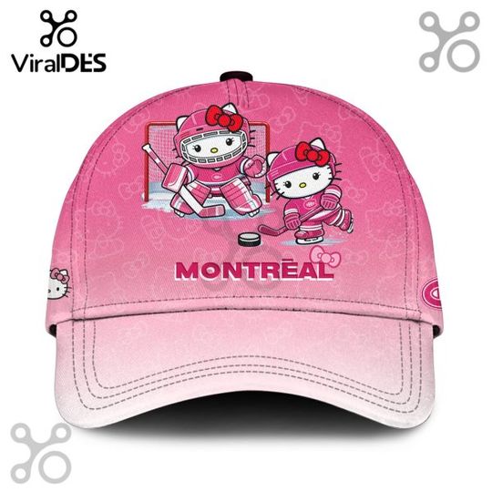 Montreal Canadienss x Hello Kitty Baseball Cap