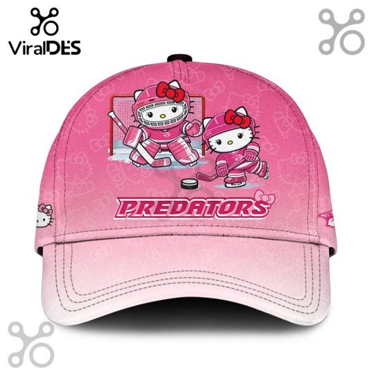 Nashville Predatorss x Hello Kitty Baseball Cap
