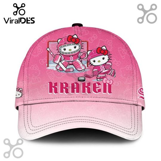 Seattle Kraken x Hello Kitty Baseball Cap