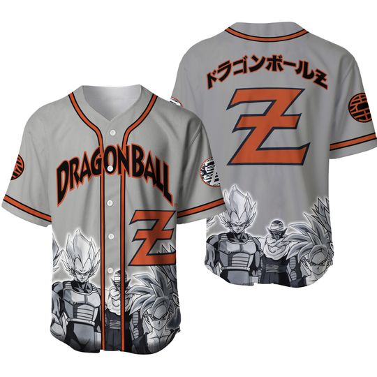 Vintage Dragonball Z Baseball Jersey