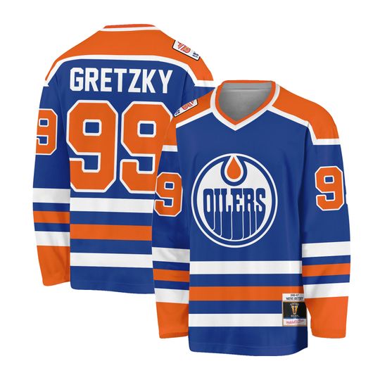 Wayne Gretzky Edmonton Oilers Mitchell Ness 1979/80 Power Play Throwback Jersey