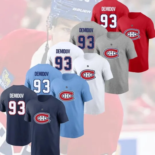 Discover Ivan #93 Demidov Montreal Team 2026 Name & Number Gift For Fans