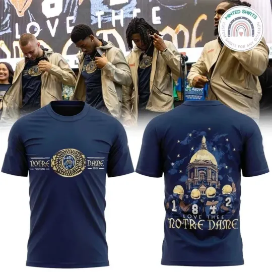 ND Fighting Irish Love Three Limited Edition T-Shirt