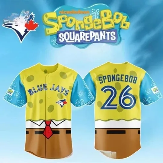 Blue Jays x SpongeBob SquarePants 26 Jersey