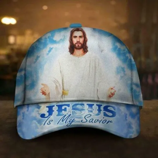 Christian Baseball Cap Jesus Is My Savior Father Day Gift Unisex Adjustable Cap