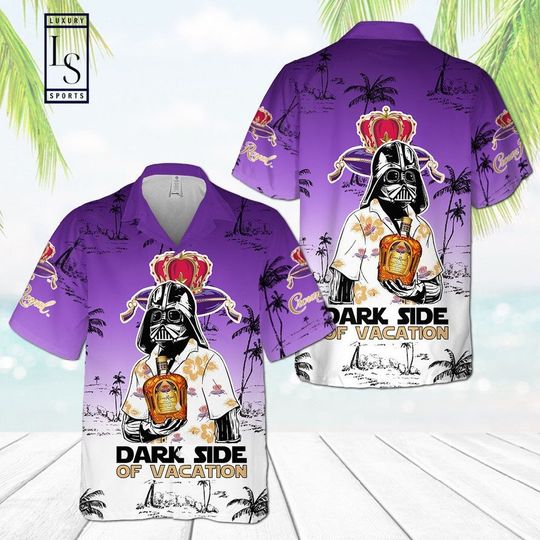 Crown Royal Star Wars Dark Side Vacation Hawaiian Shirt