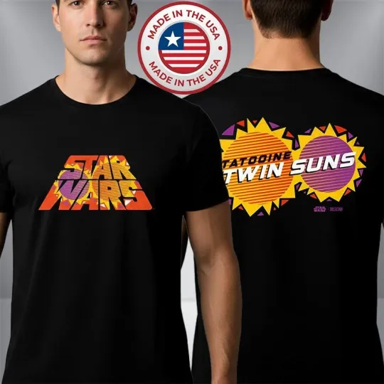 Star Wars Tatooine Twin Suns Star Wars Day 2026 T-Shirt