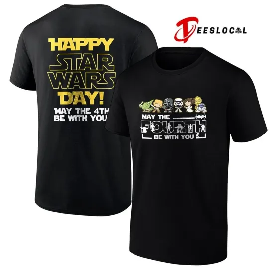 St*ar Wa*rs May The Fourth Be With you chibi characters shirt 2026