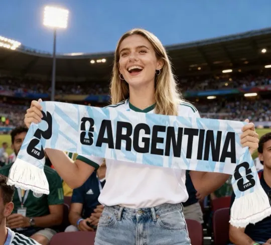 World Cup 2026 Argentina Scarf Souvenir Banner