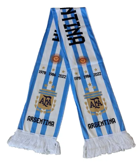 Argentina National Soccer Scarf World Cup Scarf Fan