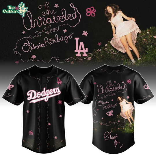 Los Angeles Dodgers x Special Olivia Rodrigo “The Unraveled Tour” Limited Edition Jersey