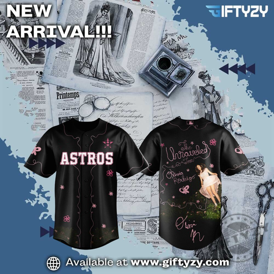 Olivia Rodrigo The Unraveled Tour x Houston Astro Limited Edition Jersey