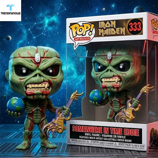 New 1Iron Maiden Somewhere In Time Eddie Pop Figure