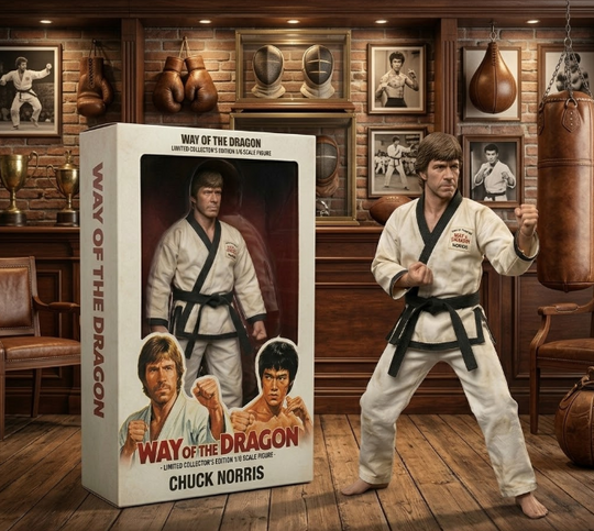 Way of the Dragon Chuck Norris Figure Doll