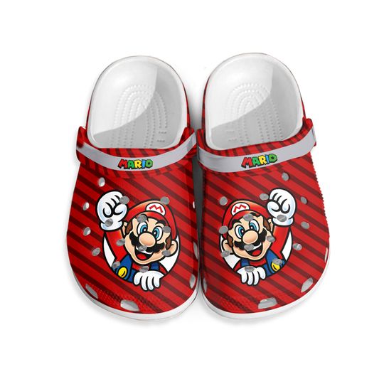 Super Mario Game Movie Clogs Shoes Comfortable For Men Women