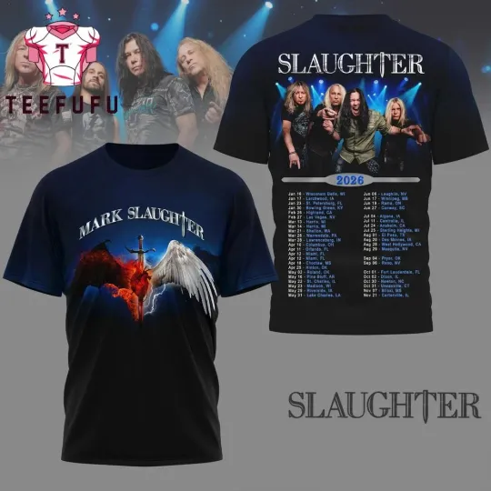 Discover Slau 2026 Tour Schedule T Shirt
