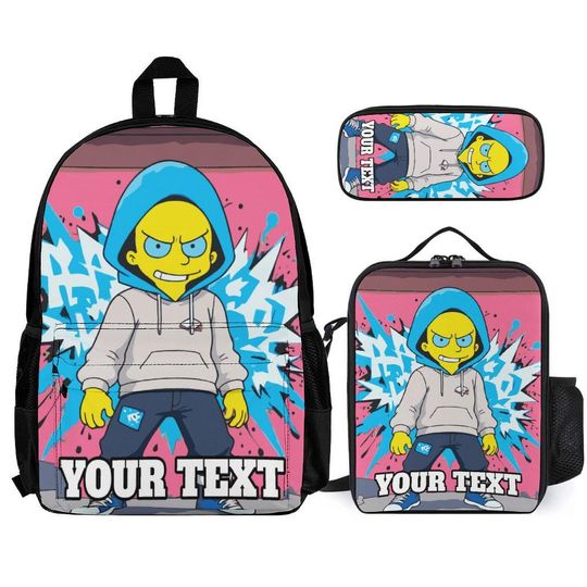 Personalized Homie Backpack Set for Kids