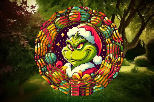 funny character, Wind Spinner, Christmas, Garden Decoration,