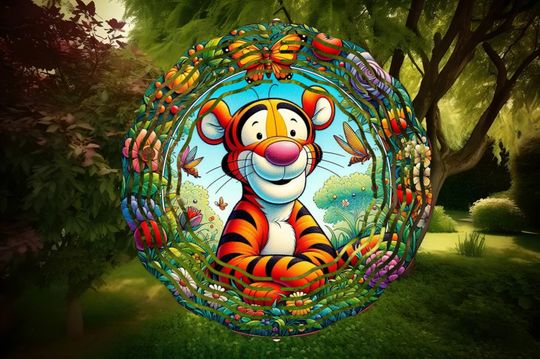 Tigger Wind Spinner, Garden, Yard, Outdoor Decoration