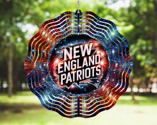 Patriots Wind Spinner, football, Football Season, Gift, Outdoor Decoration