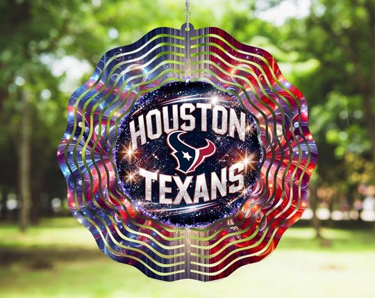 Texans Wind spinners, football, Gift, Outdoor Decoration, Wind spinner, Windspinner