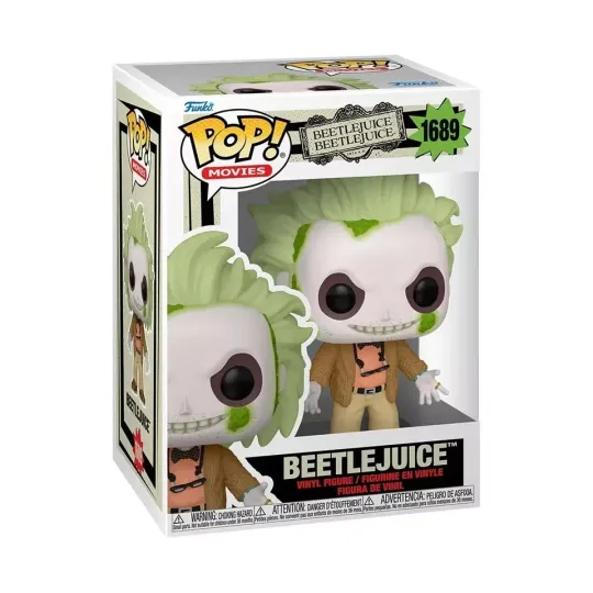 BEETLEJUICE 2 #1689 FUNKO POP MOVIES  Collectible Figures MAN CAVE GIFT MICHAEL KEATON