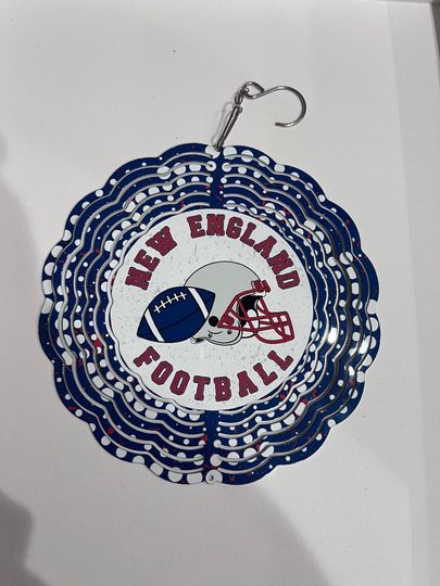 New England Football Wind Spinner