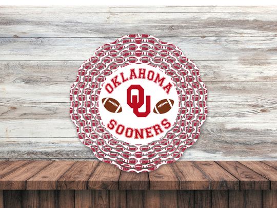 Oklahoma University Wind Spinner- Oklahoma Decor - Boomer Sooner - Yard Decor- Garden Decor