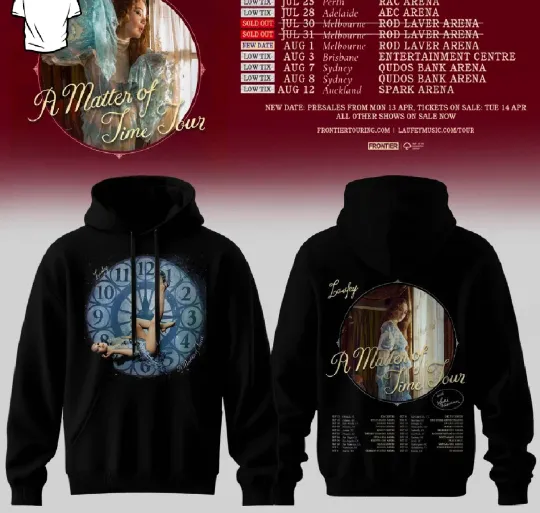 Laufey A MATTER OF TIME TOUR 2026 Design T-Shirt, Hoodie