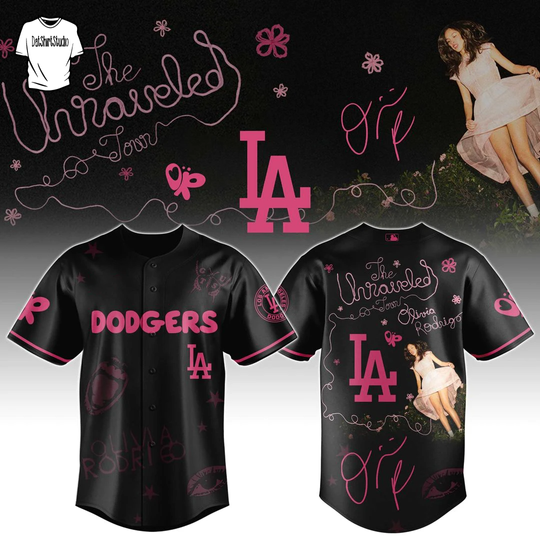 Los Angeles Dodgers x Olivia Rodrigo The Unraveled Tour Limited Edition Jersey