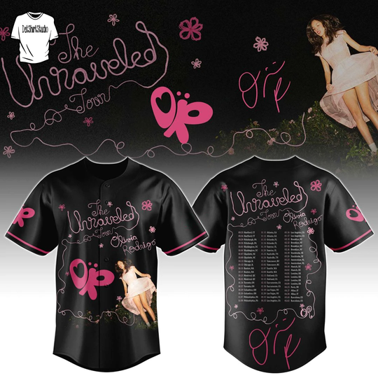 Olivia Rodrigo The Unraveled Tour Limited Edition Jersey