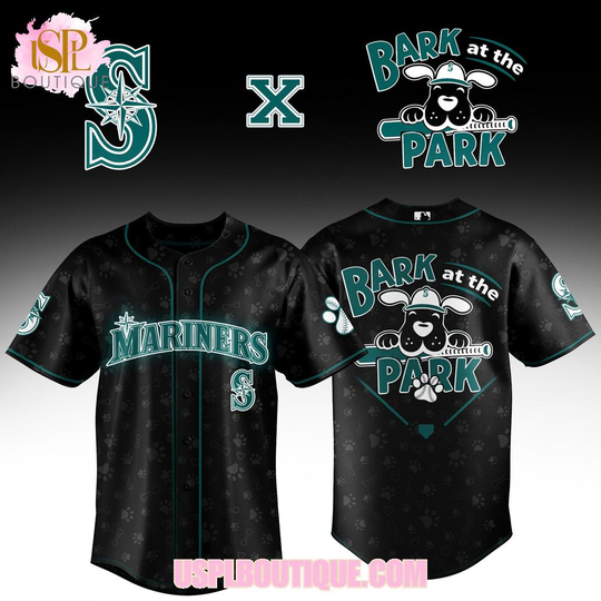 Seattle Mariners Bark At The Park 2026 Black Jersey